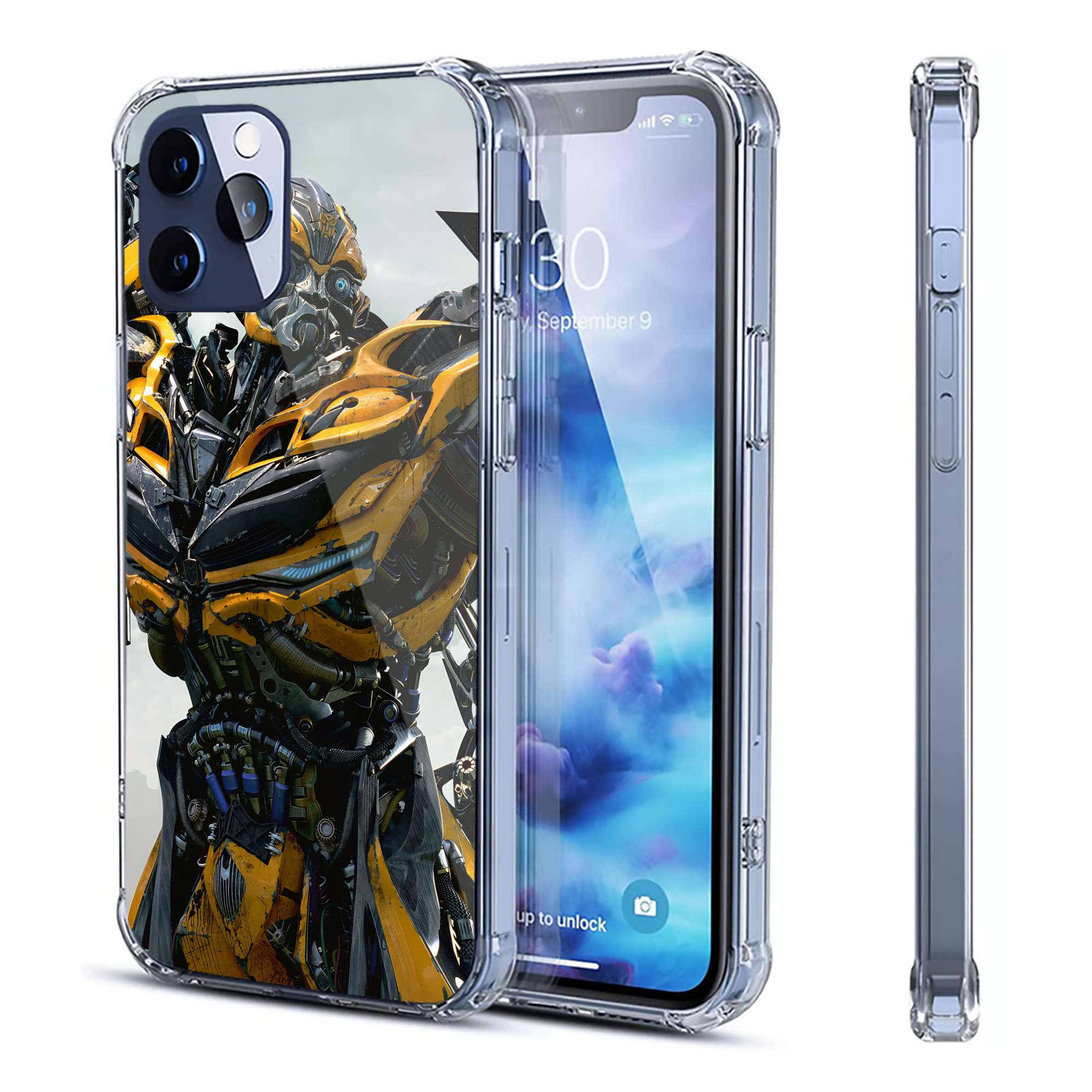 （画像用） Transformers トランスフォーマー 【iPhone 12シリーズ対応】透明スマホケース（クリアソフトケース）